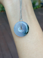 Load image into Gallery viewer, Lavender Jadeite Safety Coin Pendant - 平安扣 (NJP057)
