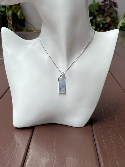 Icy Lavender Jade Pendant (NJP066)