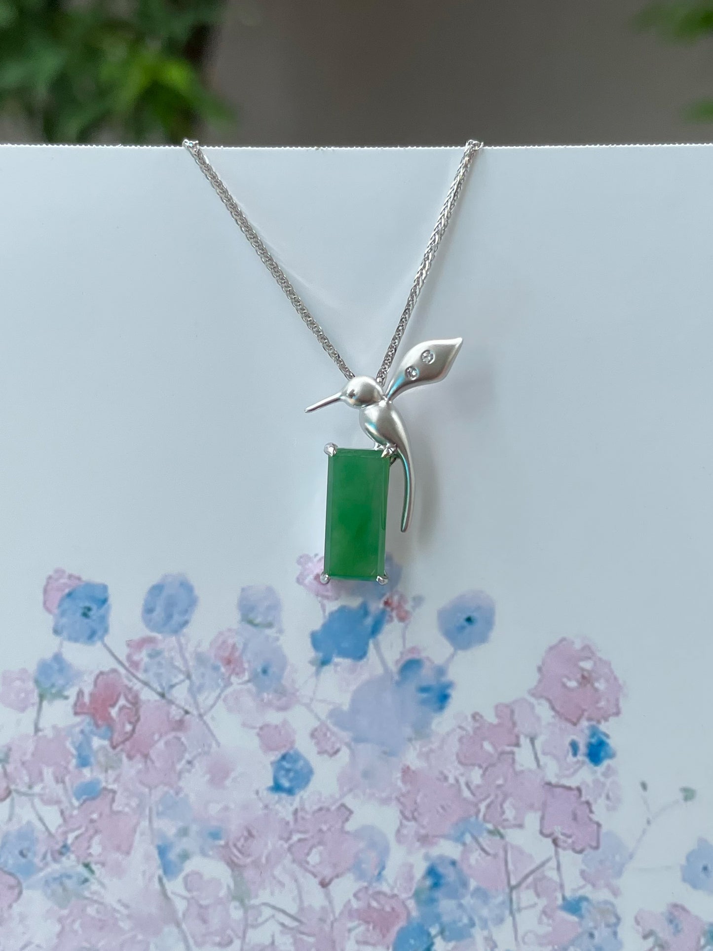 Green Jadeite Pendant (NJP075)