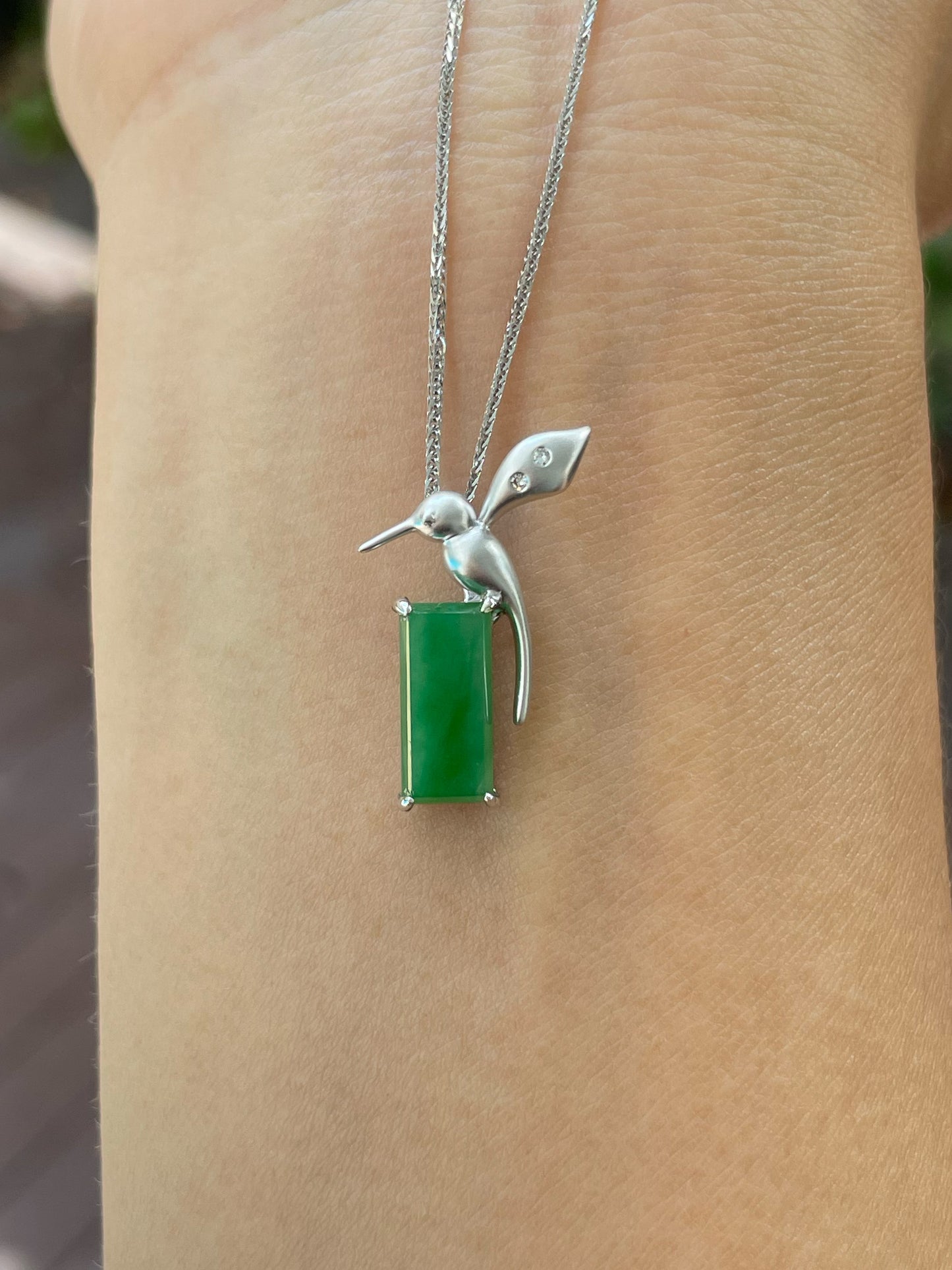 Green Jadeite Pendant (NJP075)