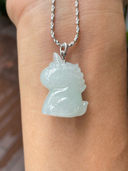 White Jade Pendant - Unicorn (NJP077)