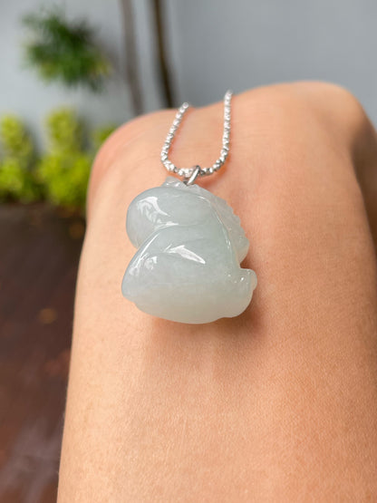 White Jade Pendant - Unicorn (NJP077)