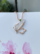 Load image into Gallery viewer, Glassy Jade Pendant - Butterfly (NJP081)
