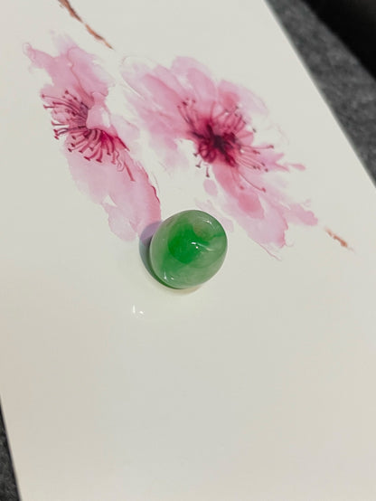 Green Jade Barrel Pendant - Lu Lu Tong 路路通 (NJP097)