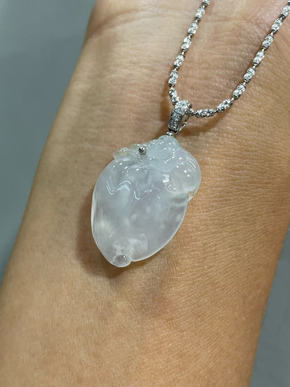 Icy Jade Pendant - 瑞猴献桃 (NJP101)