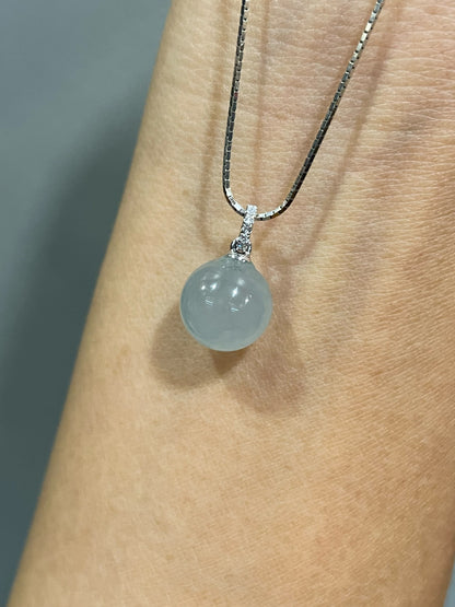 Icy Jadeite Pendant - Ball (NJP105)