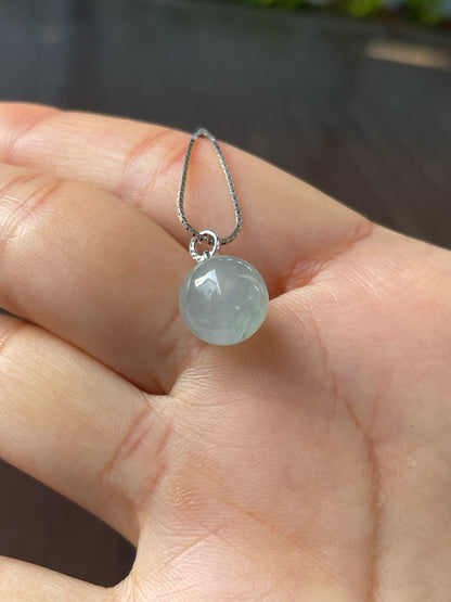 Icy Jadeite Pendant - Ball (NJP105)