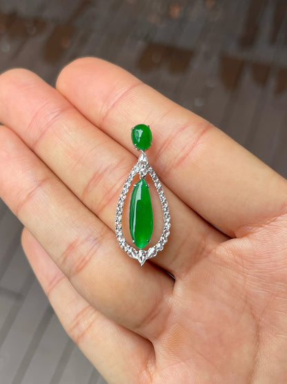 Green Jadeite Pendant (NJP108)