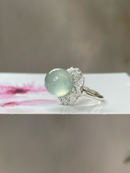 Icy Jade Ball Ring (NJR028)