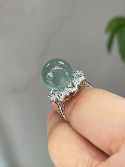 Icy Jade Ball Ring (NJR028)