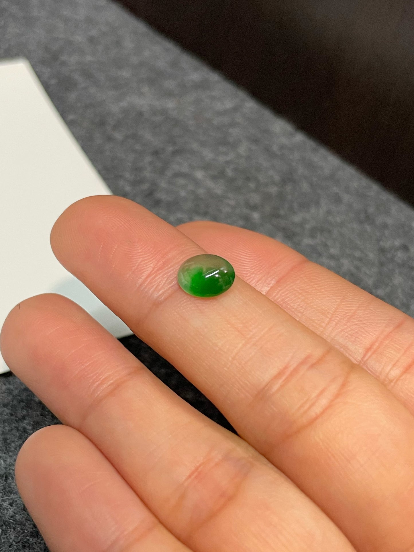 Green Jadeite Cabochon (NJR167)