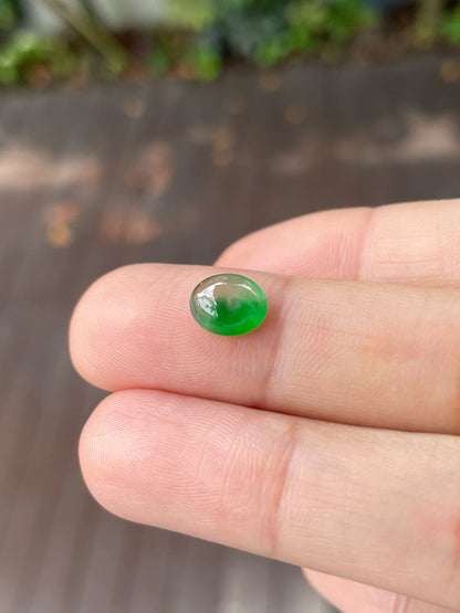 Green Jadeite Cabochon (NJR167)