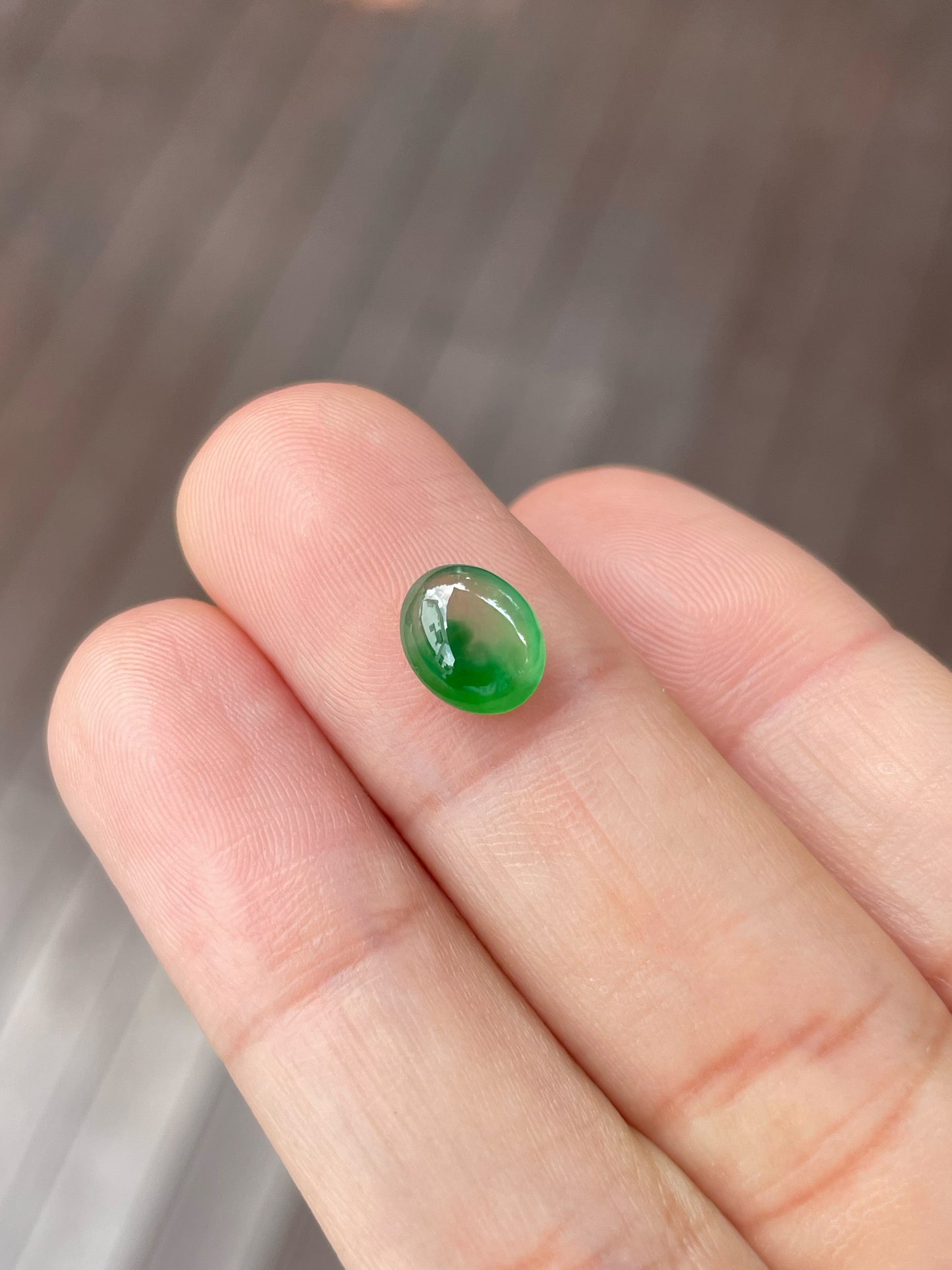 Green Jadeite Cabochon (NJR167)