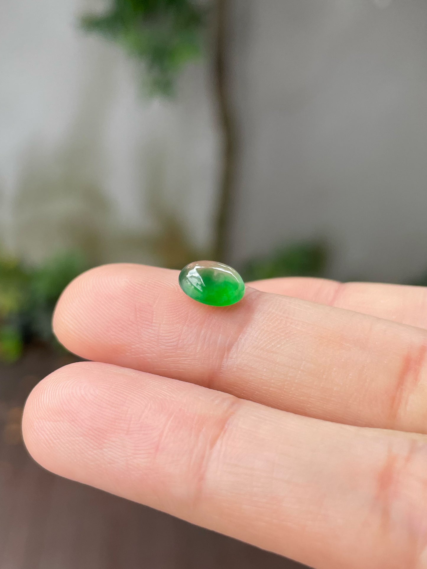 Green Jadeite Cabochon (NJR167)