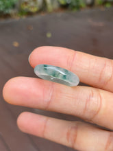 Load image into Gallery viewer, Bluish Green Jade Abacus Ring | HK 15 (NJR180)
