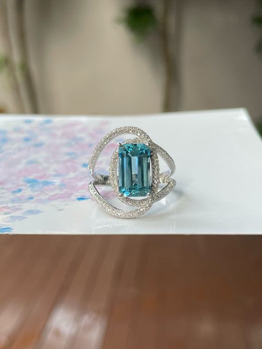 Aquamarine Ring - 3.23CT (NJR183)