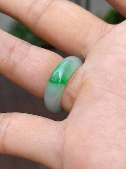 Green Jade Abacus Ring | HK 13 (NJR188)