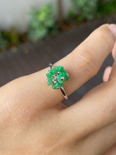 Load image into Gallery viewer, Green Jade Ring - Osmanthus (NJR190)
