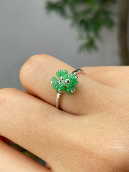 Green Jade Ring - Osmanthus (NJR190)