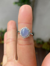 Load image into Gallery viewer, Lavender Jadeite Cabochon Ring (NJR197)
