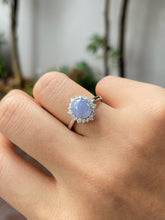 Load image into Gallery viewer, Lavender Jadeite Cabochon Ring (NJR197)
