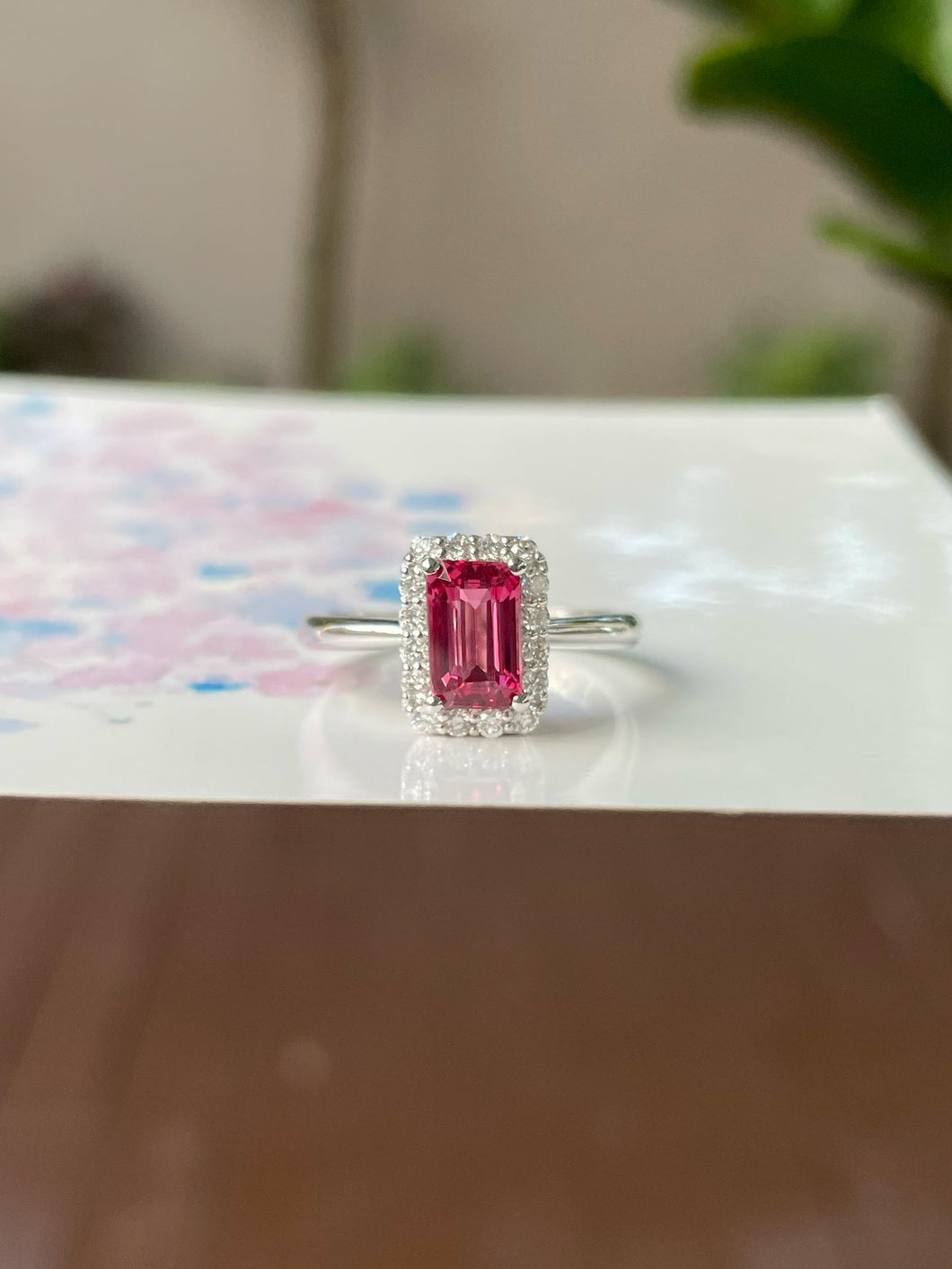 Pinkish Red Spinel Ring - 1.12CT (NJR209)