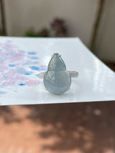 Load image into Gallery viewer, Blue Jadeite Ring - Hu Lu 葫芦 (NJR222)
