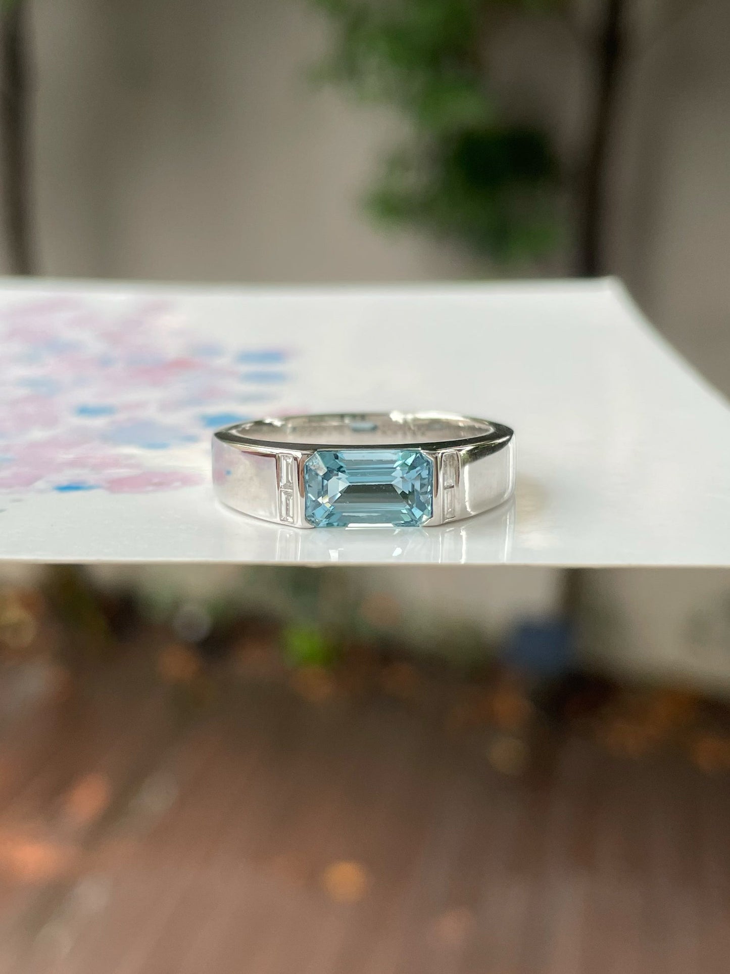 Aquamarine Ring - 1.37CT (NJR224)