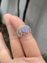 Load image into Gallery viewer, Lavender Jadeite Cabochon Ring (NJR242)
