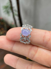 Load image into Gallery viewer, Lavender Jadeite Cabochon Ring (NJR242)
