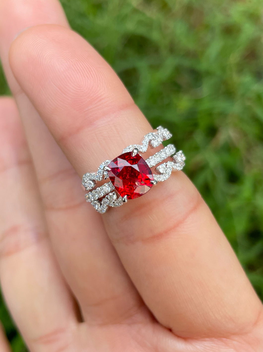 Red Spinel Ring - 2.01CT (NJR235)