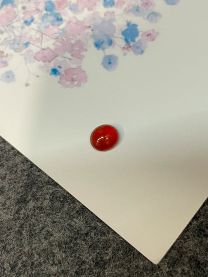 Red Jade Cabochon (NJR239)