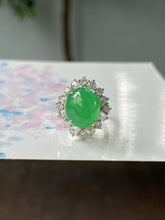 Load image into Gallery viewer, Green Jade Cabochon Ring / Pendant (NJR248)
