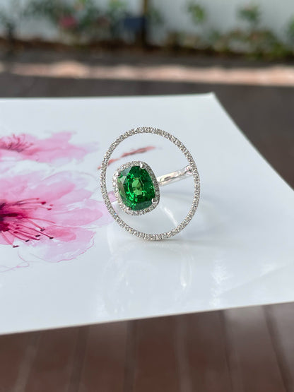 Tsavorite Ring - 3.03CT (NJR253)