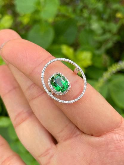 Tsavorite Ring - 3.03CT (NJR253)