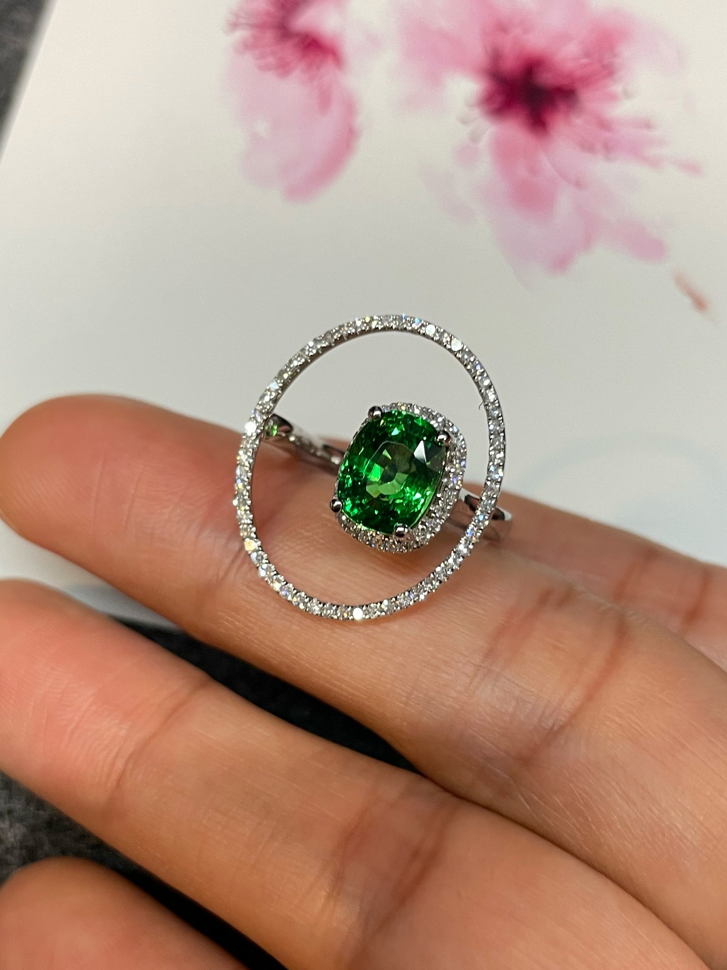 Tsavorite Ring - 3.03CT (NJR253)