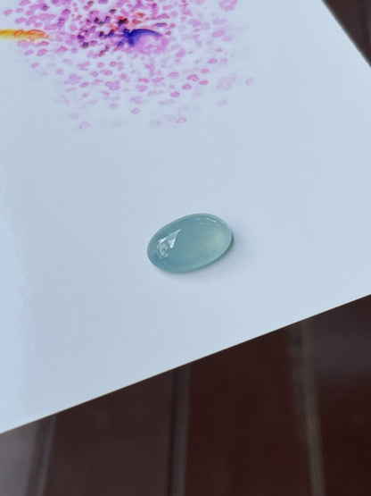 Icy Blue Jadeite Cabochon (NJR256)