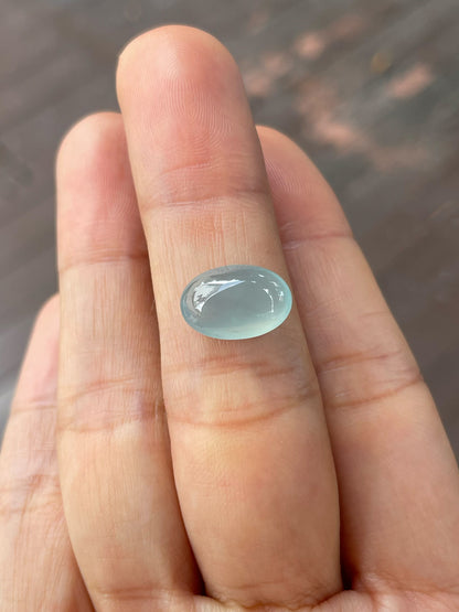 Icy Blue Jadeite Cabochon (NJR256)