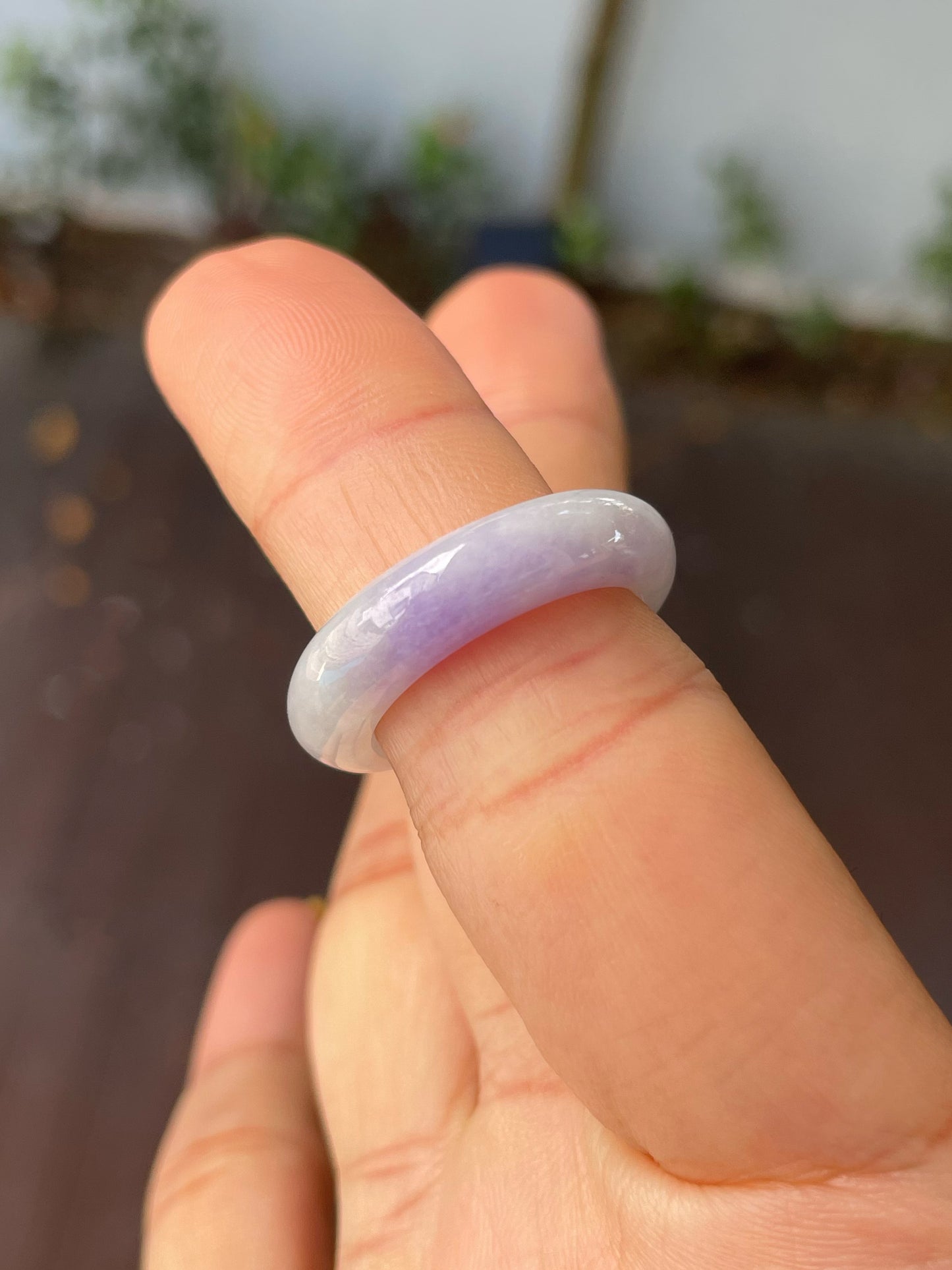 Lavender Jade Abacus Ring | HK 12.5 (NJR258)