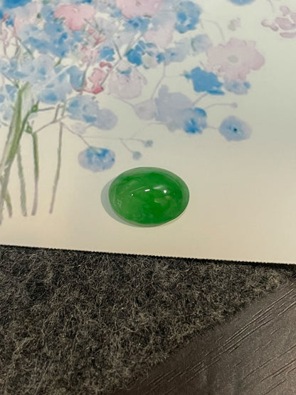 Icy Green Jadeite Cabochon (NJR261)