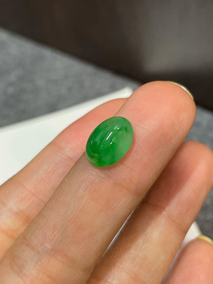 Icy Green Jadeite Cabochon (NJR261)