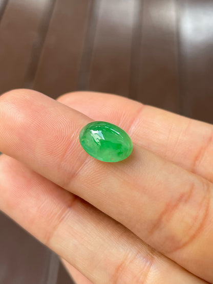 Icy Green Jadeite Cabochon (NJR261)