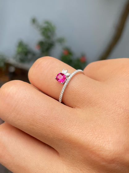 Pink Spinel Ring - 0.48CT (NJR264)