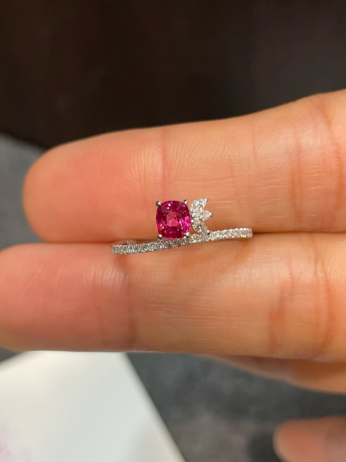 Pink Spinel Ring - 0.48CT (NJR264)