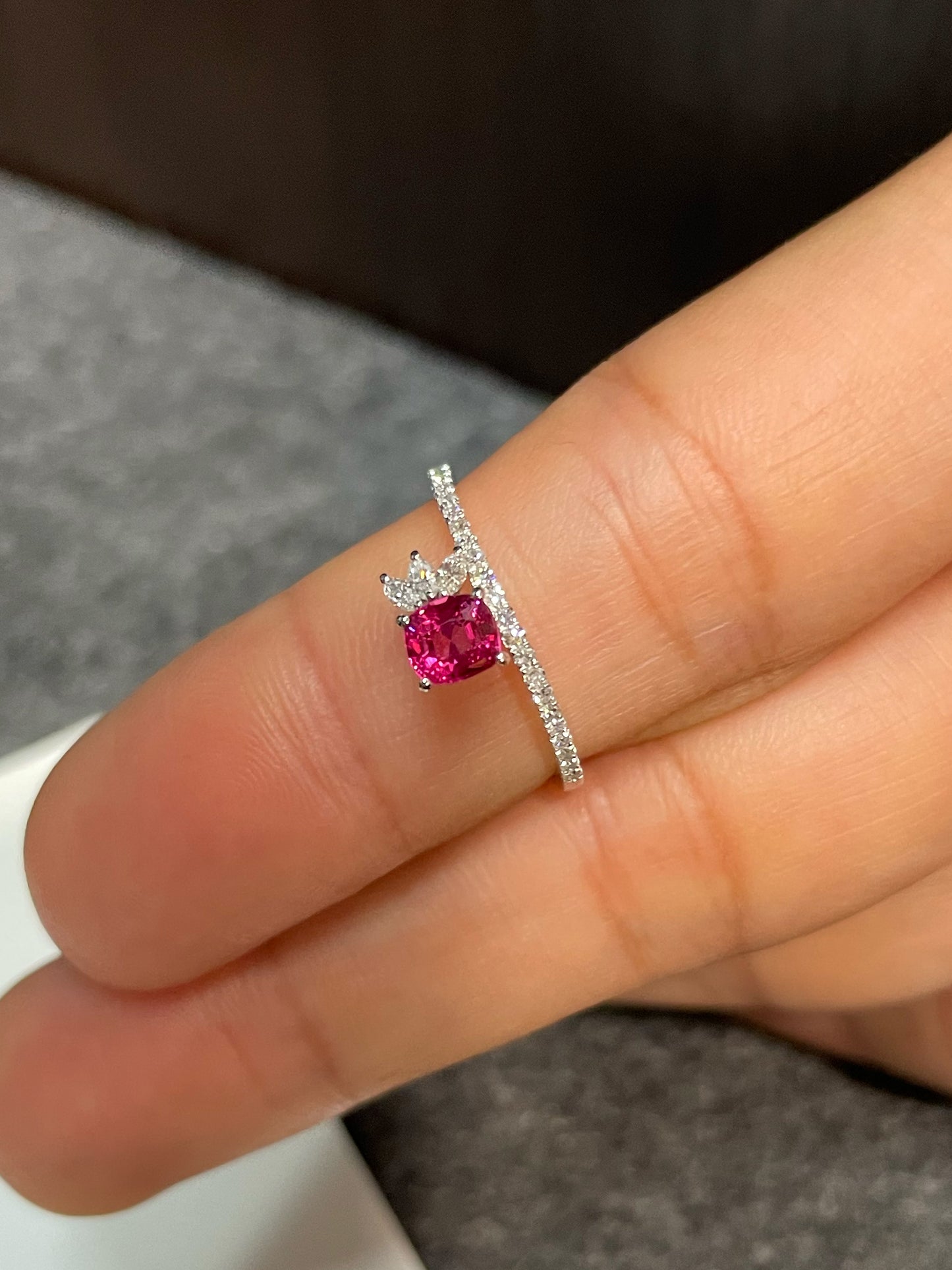 Pink Spinel Ring - 0.48CT (NJR264)