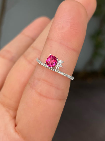 Pink Spinel Ring - 0.48CT (NJR264)