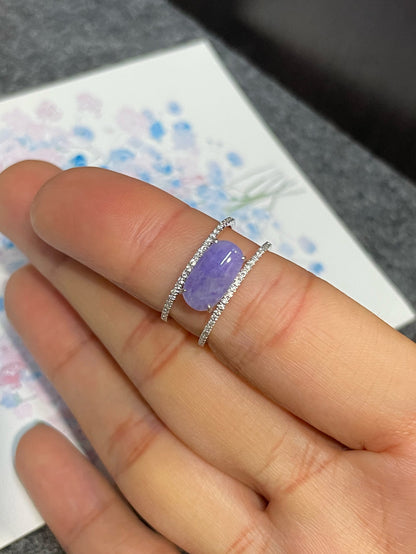 Lavender Jadeite Ring (NJR266)