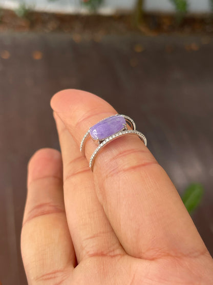 Lavender Jadeite Ring (NJR266)