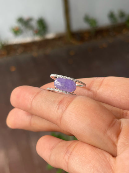 Lavender Jadeite Ring (NJR266)