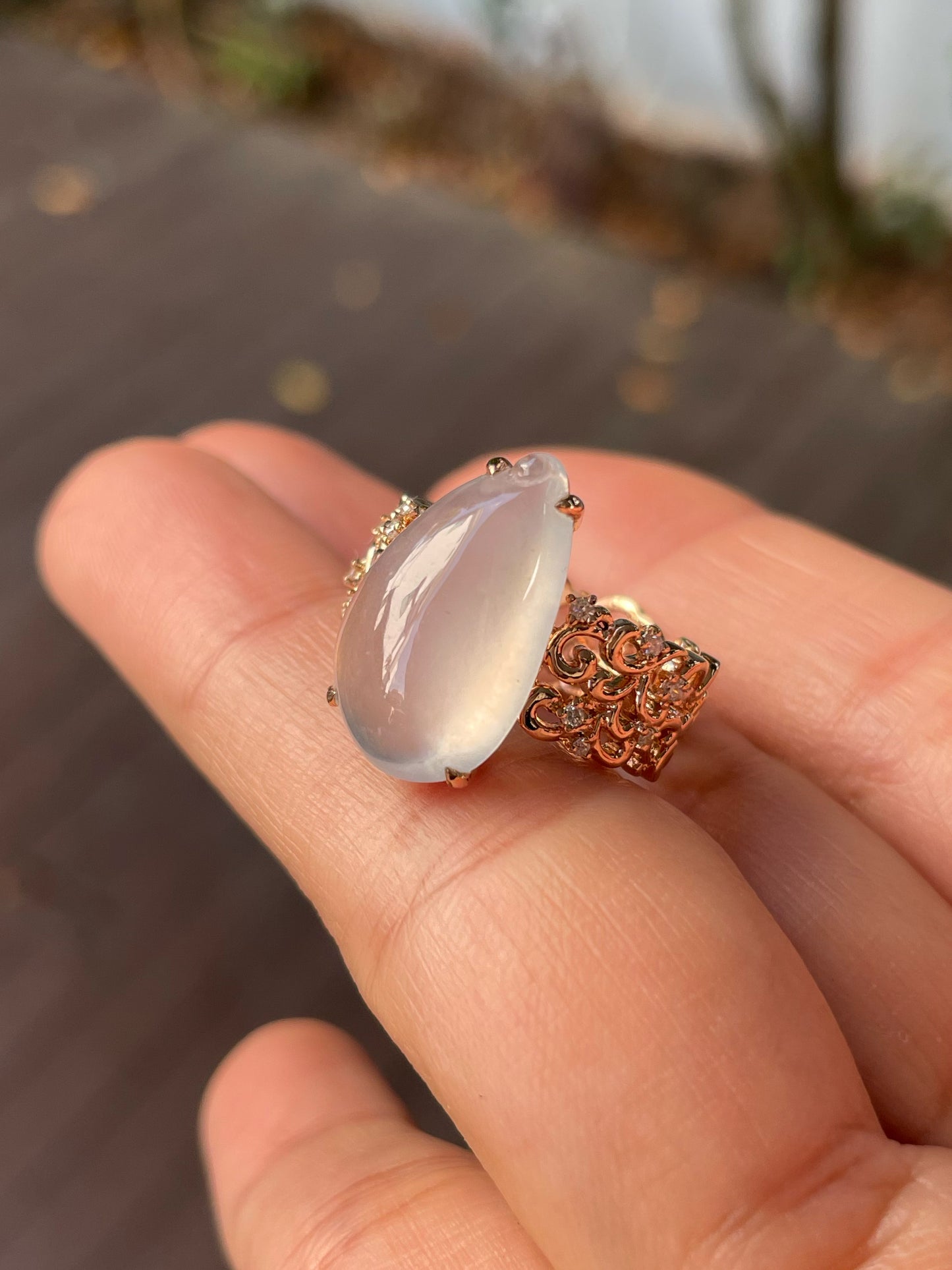 Icy Jade Ring - Gourd (NJR269)